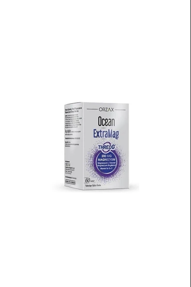 Orzax Ocean Extramag Threog 200 Mg 60 Tablet ürün görseli 1