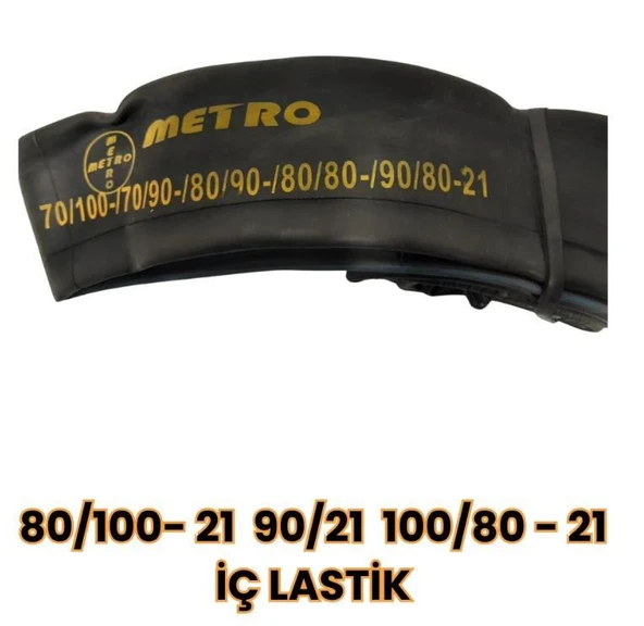 90/100-21 İÇ LASTİK METRO Kalın - Butyl ürün görseli 1