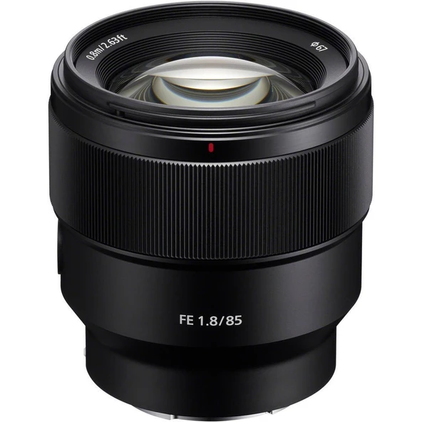 Sony FE 85mm F/1.8 Lens (SEL85F18) "Resmi Distribütör Garantili" ürün görseli 1