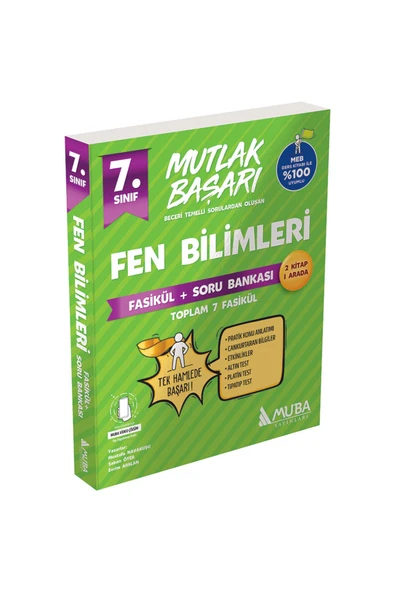 Mutlak Başarı 7.Sınıf Fen Bilimleri Fasikül + Soru Bankası ürün görseli 1