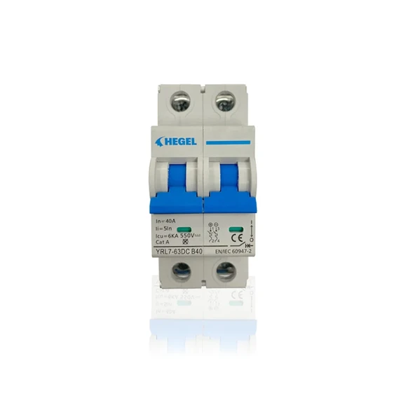 DC Devre Kesici 550VDC 40A B Sınıf - YRL7-63DC-40A ürün görseli 1