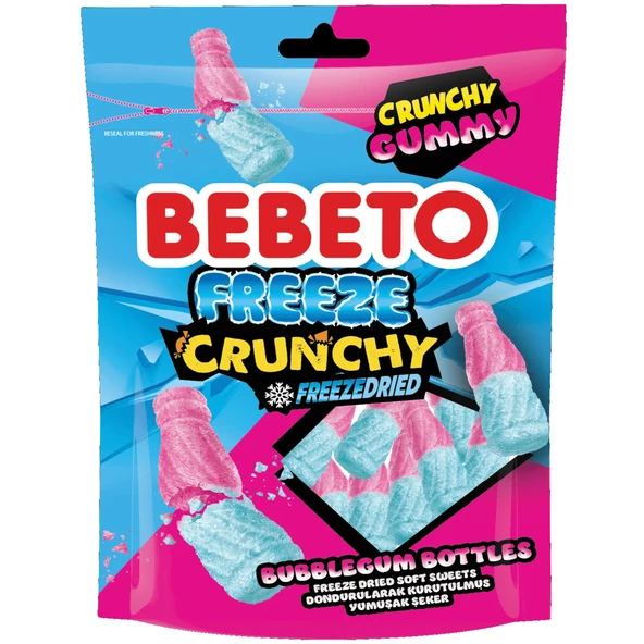 Freeze Crunchy Bubblegum Bootles 35 Gr. Sakız Aromalı ürün görseli 1