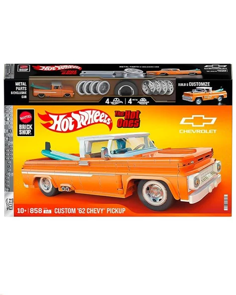 Hot Wheels Elite Serisi Custom 62 Chevy Pickup Araba Yapım Seti JFT20 ürün görseli 1