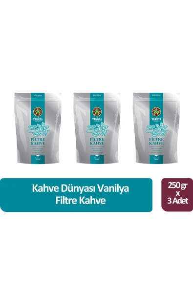 Vanilya Filtre Kahve 250 gr x 3 Adet ürün görseli 1