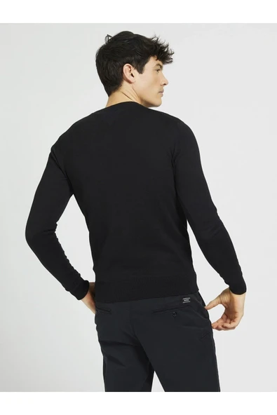 Guess Ls Erkek Triko Siyah - Resim 3