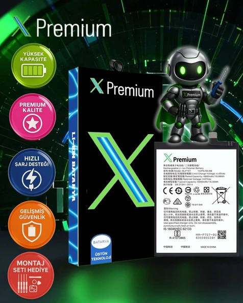 Oppo A9 2020 Uyumlu Batarya Xpremium Pil Süper Yüksek Kalite 5000 mAh BLP727 ürün görseli 1