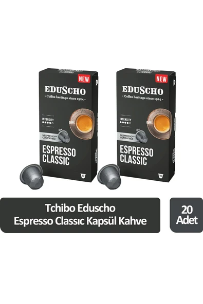 Tchibo Eduscho Espresso Classic Kapsül Kahve 20 Kapsül ürün görseli 1
