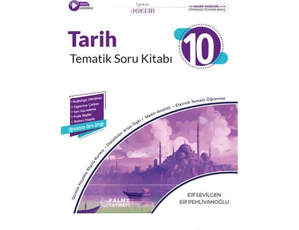 10. Sınıf Joker Tarih Soru Kitabı - Resim 2