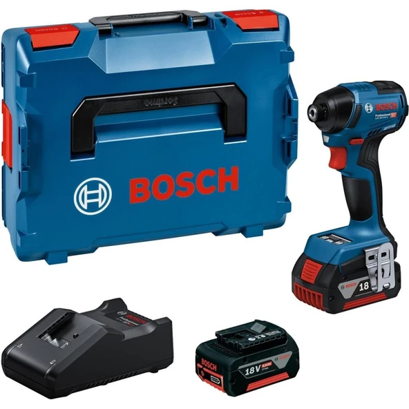 Bosch Professional Gdr 18V-220 C 2X4.0AH Çift Akülü Darbeli Somun Sıkma Makinesi ürün görseli 1