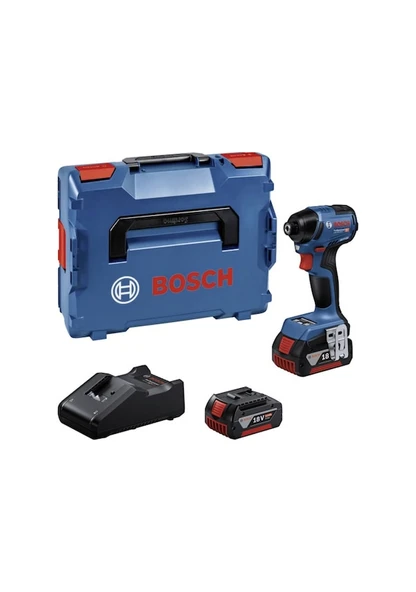 Bosch GDR 18V-220 C 2x5.0 Ah Akülü Darbeli Somun Sıkma Makinesi - 06019L6003 ürün görseli 1