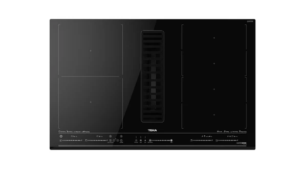 TEKA MASTERSENSE AİR AFF 87601 MST ENTEGRE DAVLUMBAZLI 80 CM. SİYAH ANKASTRE İNDÜKSİYONLU OCAK ürün görseli 1