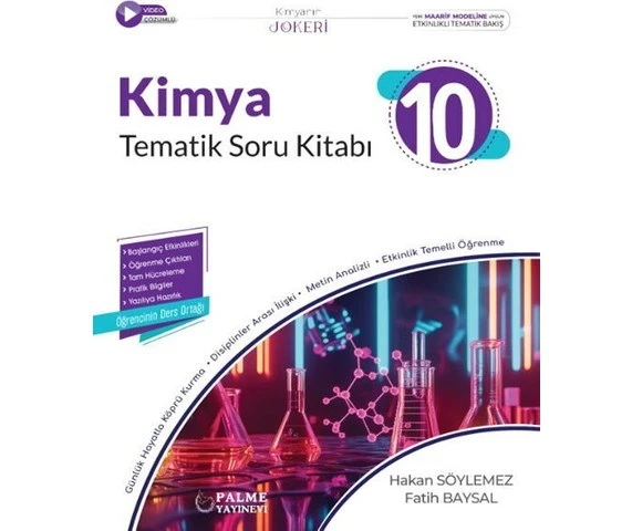 10. Sınıf Joker Kimya Soru Kitabı ürün görseli 1