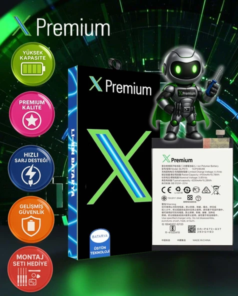 Oppo Realme c1 Uyumlu Batarya Xpremium Pil Süper Yüksek Kalite 4230 mAh BLP673 ürün görseli 1