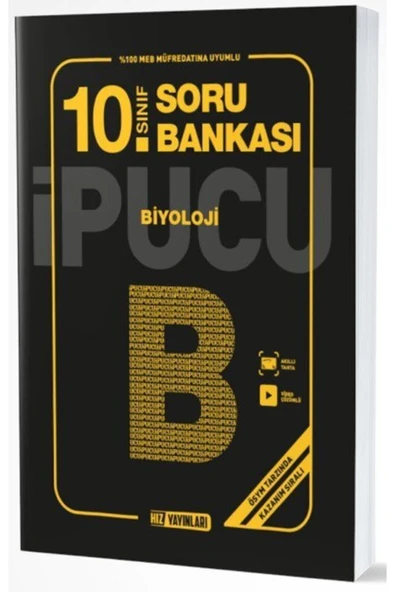 10.sınıf Biyoloji Ipucu Soru Bankası ürün görseli 1