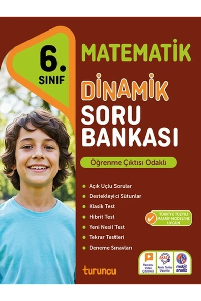 6 .SINIF Matematik Dinamik Serisi - MAARİF MODELİ MÜFREDAT ürün görseli 1