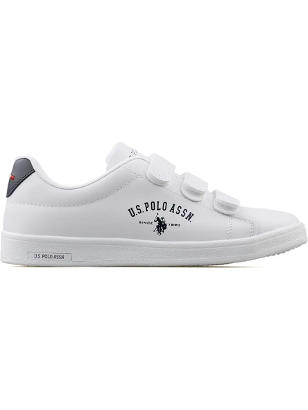 Us Polo Assn Sınger Beyaz Cırtlı Sneaker ürün görseli 1