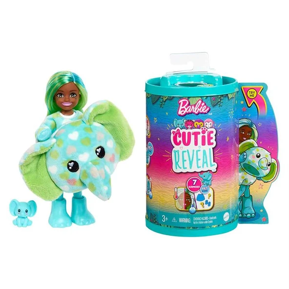 Barbie Cutie Reveal Bebekler Chelsea HKR12 HKR13 Fil ürün görseli 1