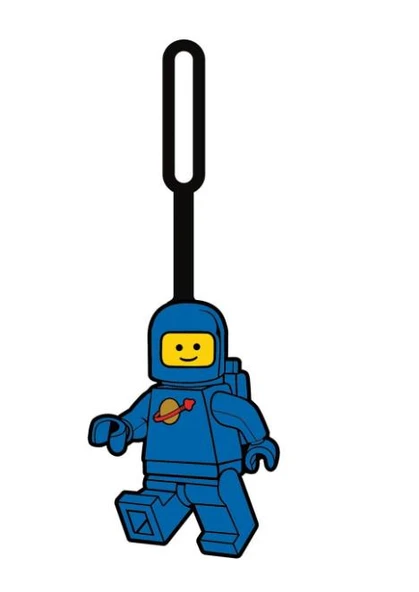 Lego Spaceman Silicone Bag Tag - Blue 53482 - Resim 2
