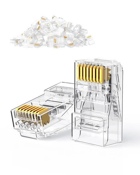 UGREEN Cat6 RJ45 Konnektör 10'lu Paket, 50961 ürün görseli 1