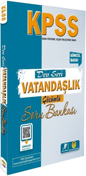 KPSS Vatandaşlık Dev Seri Soru Bankası Tasarı Yayınları ürün görseli 1