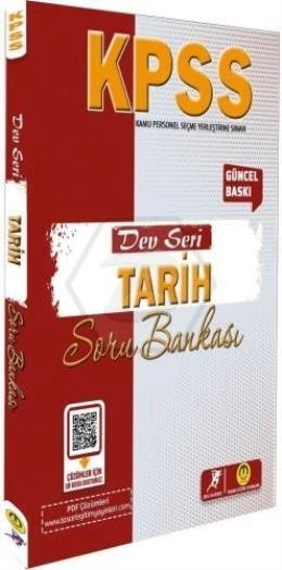KPSS Tarih Dev Seri Soru Bankası Tasarı Yayınları ürün görseli 1