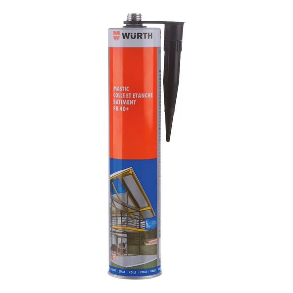 WÜRTH YAPIŞTIRICI SIZDIRMAZ PU 40 PLUS SİYAH 310ML ürün görseli 1