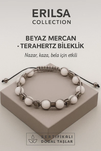 Sertifikalı Terahertz - Beyaz Mercan – Nazar, Kaza, Bela Koruma Enerjisi ürün görseli 1