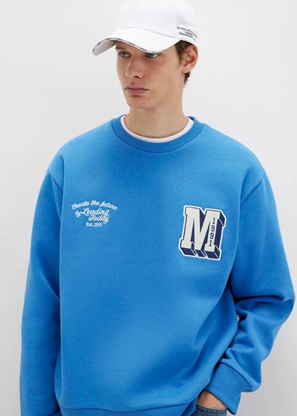 Mavi 0S10492 M Logo Nakış Detaylı Erkek Sweatshirt ürün görseli 1