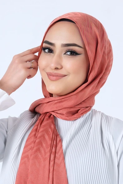 1253 HAREM LİNO JAKAR EŞARP - Resim 9