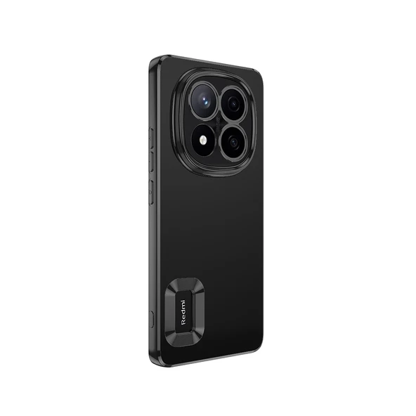 Gpack Xiaomi Redmi Note 14 Pro 4G uyumlu Kılıf Logo Gösteren Kamera Korumalı Silikon ürün görseli 1