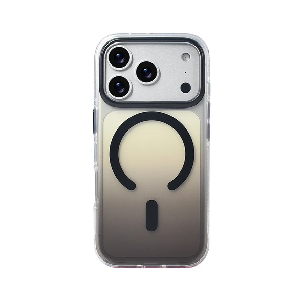 Gpack iPhone 17 Pro uyumlu Kılıf Toros M-Safe Şarj Özellikli Transparan Renk Geçişli Silikon ürün görseli 1
