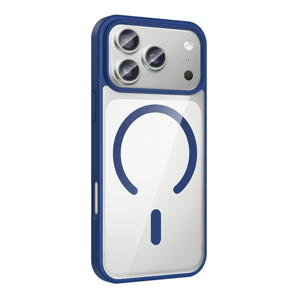 Gpack iPhone 17 Pro uyumlu Kılıf Ege Transparan Wireless Şarj Özellikli Buttom Magsafe Silikon ürün görseli 1