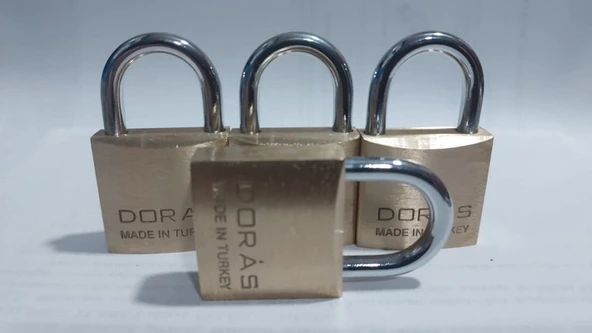 Ersa Doras 30 Mm 4 lü Sarı Pas Sistem Asma Kilit ürün görseli 1