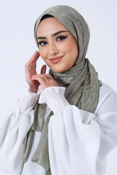 1246 HAREM ELA JAKAR ŞAL - Resim 12