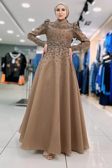 4751 HENNİN ABİYE ELBİSE ürün görseli 1
