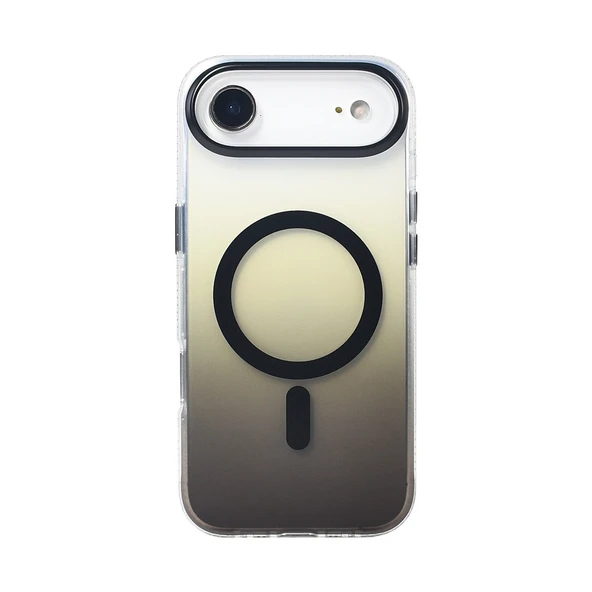 Gpack iPhone 17 Air uyumlu Kılıf Toros M-Safe Şarj Özellikli Transparan Renk Geçişli Silikon ürün görseli 1
