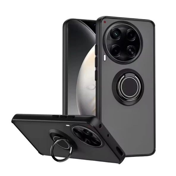 Gpack Tecno Camon 30 uyumlu Kılıf Montreal Yüzüklü Mıknatıslı Silikon ürün görseli 1