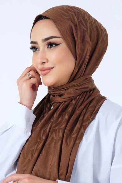 1247 HAREM ELA JAKAR EŞARP - Resim 6