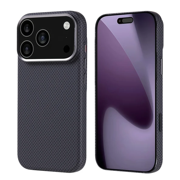 Gpack iPhone 17 Pro uyumlu Kılıf Nekst Karbon Fiber Görünümlü M-Safe Şarj Özellikli ürün görseli 1