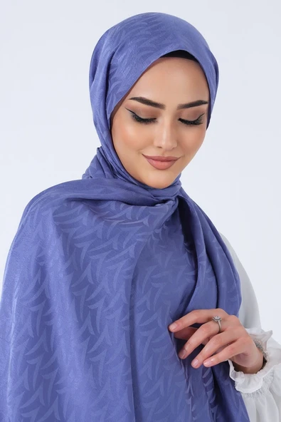 1247 HAREM ELA JAKAR EŞARP - Resim 7