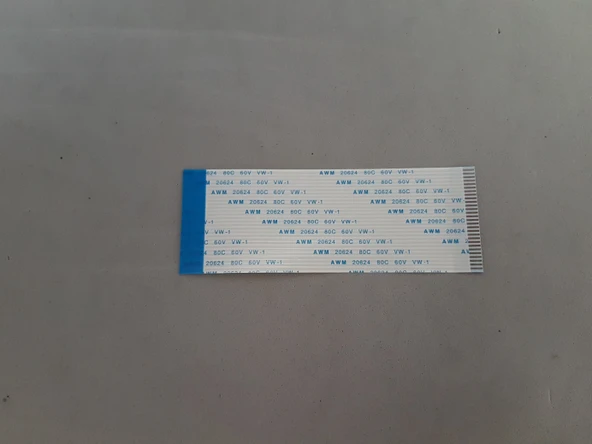 28 Pin 10cm Ters 1.25mm Adımlı Esnek Flex Kablo Awm 20624 80c 60v Şerit Fleks Film ürün görseli 1