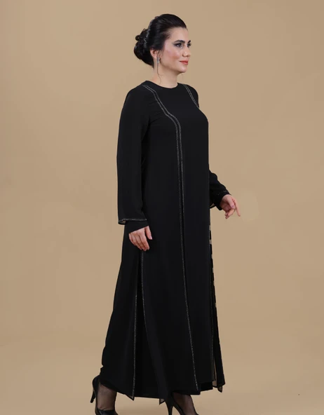 3779 PERİ MODA ELBİSE - Resim 8