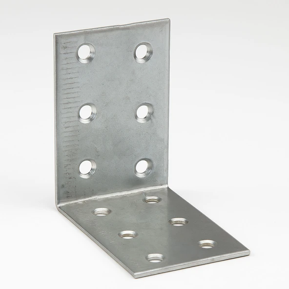 Metal L Demiri 40x60x60 mm Köşebent (50 Adet) Mobilya Dolap Eşya Duvara Sabitleme Bağlantı Aparatı ürün görseli 1