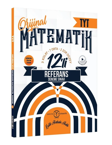 TYT Matematik 12 li Deneme Sınavı Orijinal Yayınları ürün görseli 1