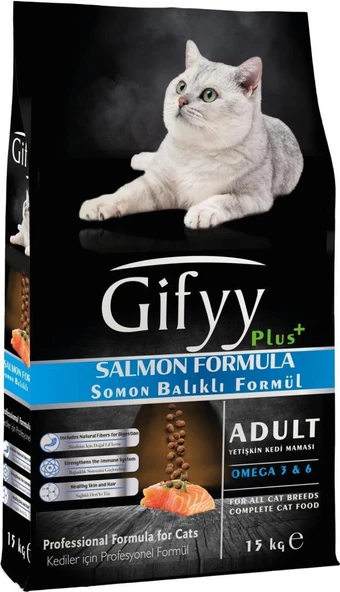 Gifyy Somonlu Kedi Maması 15 Kg ürün görseli 1