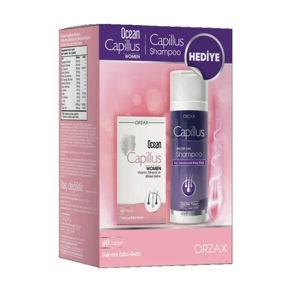 Ocean Capillus Women 60 Tablet Şampuan Hediyeli ürün görseli 1