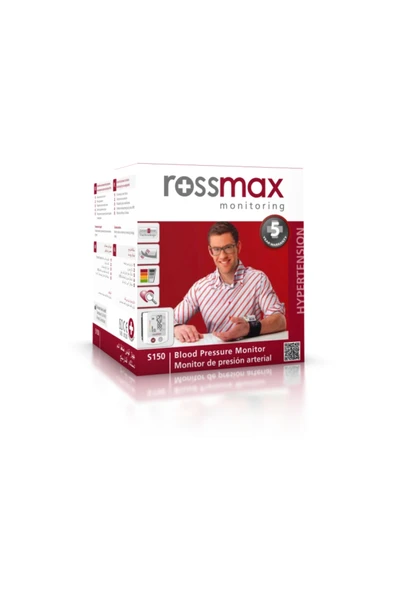 Rossmax İsviçre Tasarım Dijital 90 Ölçüm Hafıza Saklama Kutulu Bilekten Ölçer Tansiyon Aleti ürün görseli 1