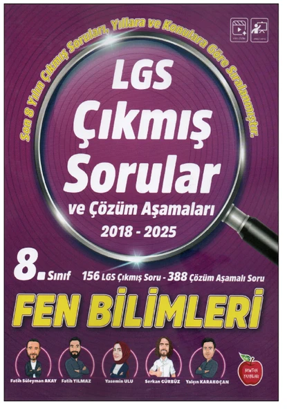 Newton 8. Sınıf Çıkmış Sorular Fen Bilimleri (2018-2025) ürün görseli 1