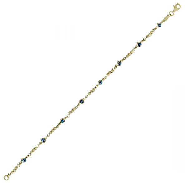 Altın Nazar Boncuklu Bileklik T075902 ürün görseli 1