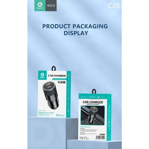 DVIP CAR CHARGER C28 - Resim 2